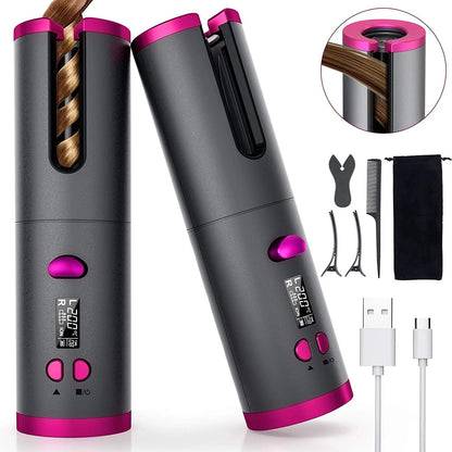 LuxeCurl Pro Rizador de pelo automático