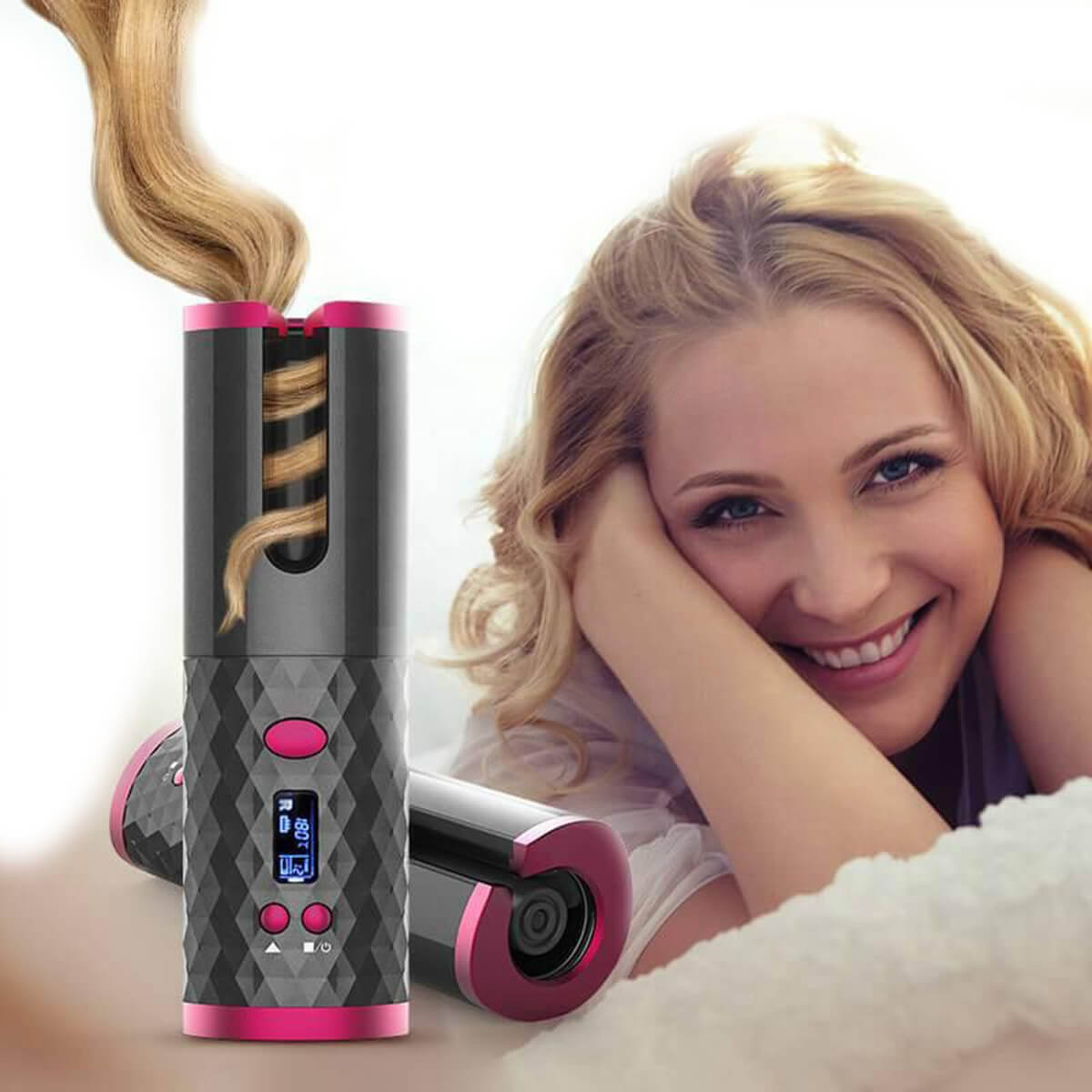 LuxeCurl Pro Rizador de pelo automático